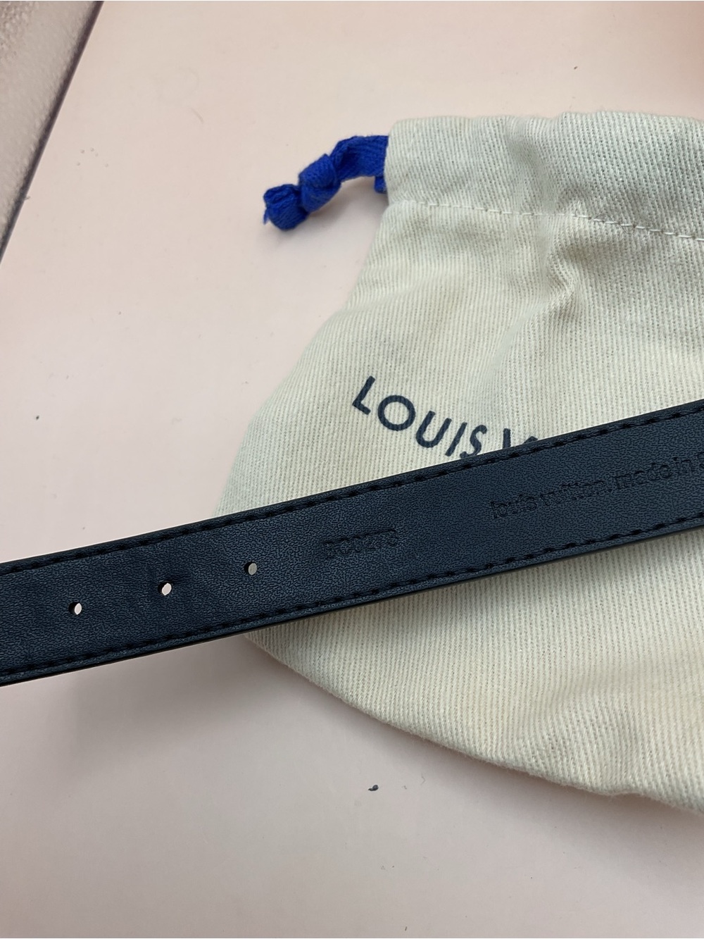 Louis Vuitton Black Monogram Leather Double-Wrap Bracelet - Picture 5 of 7